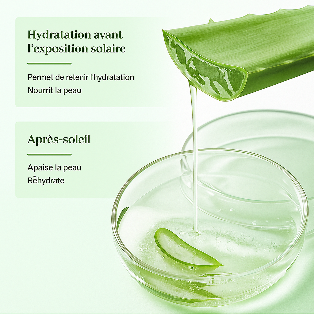 Gel visage à l'Aloe Vera