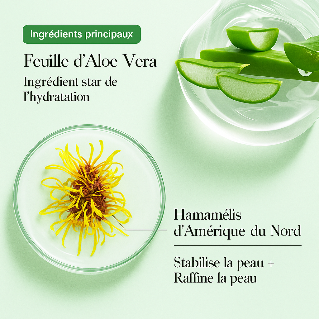 Gel visage à l'Aloe Vera